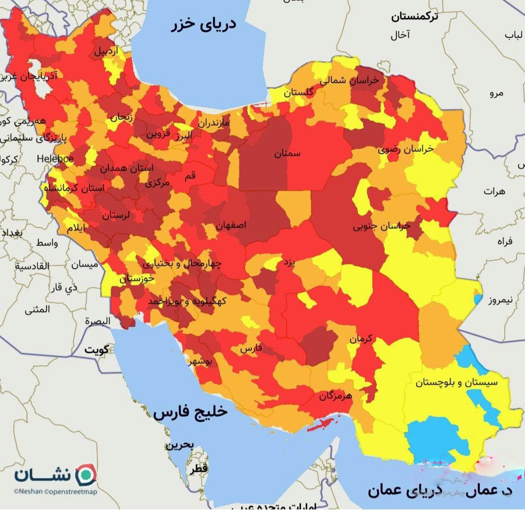 زاهدان در وضعیت نارنجی کرونا قرار گرفت