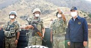 وزیر دفاع ترکیه از پایگاه نظامی این کشور در شمال عراق بازدید کرد