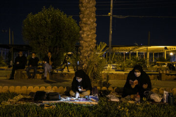 شب قدر در گلزار شهدای اهواز