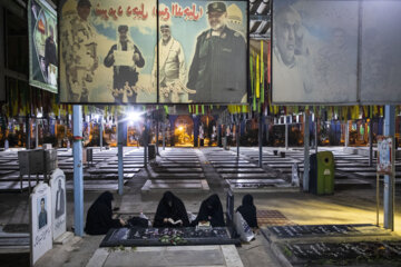 شب قدر در گلزار شهدای اهواز