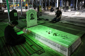 شب قدر در گلزار شهدای اهواز