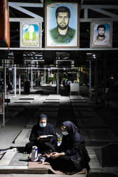 شب قدر در گلزار شهدای اهواز