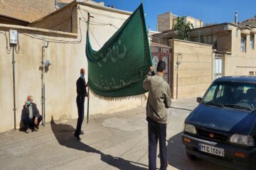 دسته عزاداری به مناسب سالروز شهادت امیر مومنان(ع)