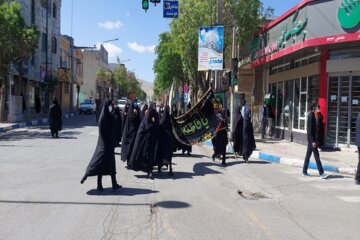 دسته عزاداری به مناسب سالروز شهادت امیر مومنان(ع)