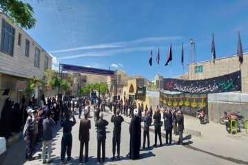 دسته عزاداری به مناسب سالروز شهادت امیر مومنان(ع)