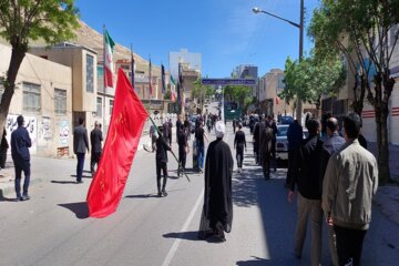 دسته عزاداری به مناسب سالروز شهادت امیر مومنان(ع)