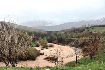 مجموع بارندگی سال زراعی سمیرم به ۴۱۰ میلی‌متر رسید