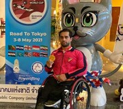 Iranian para powerlifter bags gold medal in Thailand