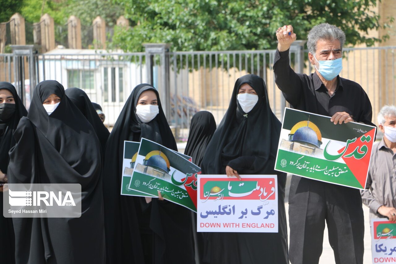 چند تجمع خودجوش مردمی در حمایت از فلسطینیان در مشهد برگزار شد