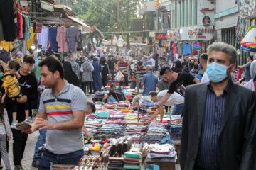 جان دوباره بازار رشت در سایه کرونا‎