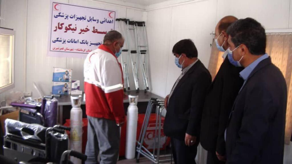 بانک امانات جمعیت هلال احمر قصرشیرین افتتاح شد