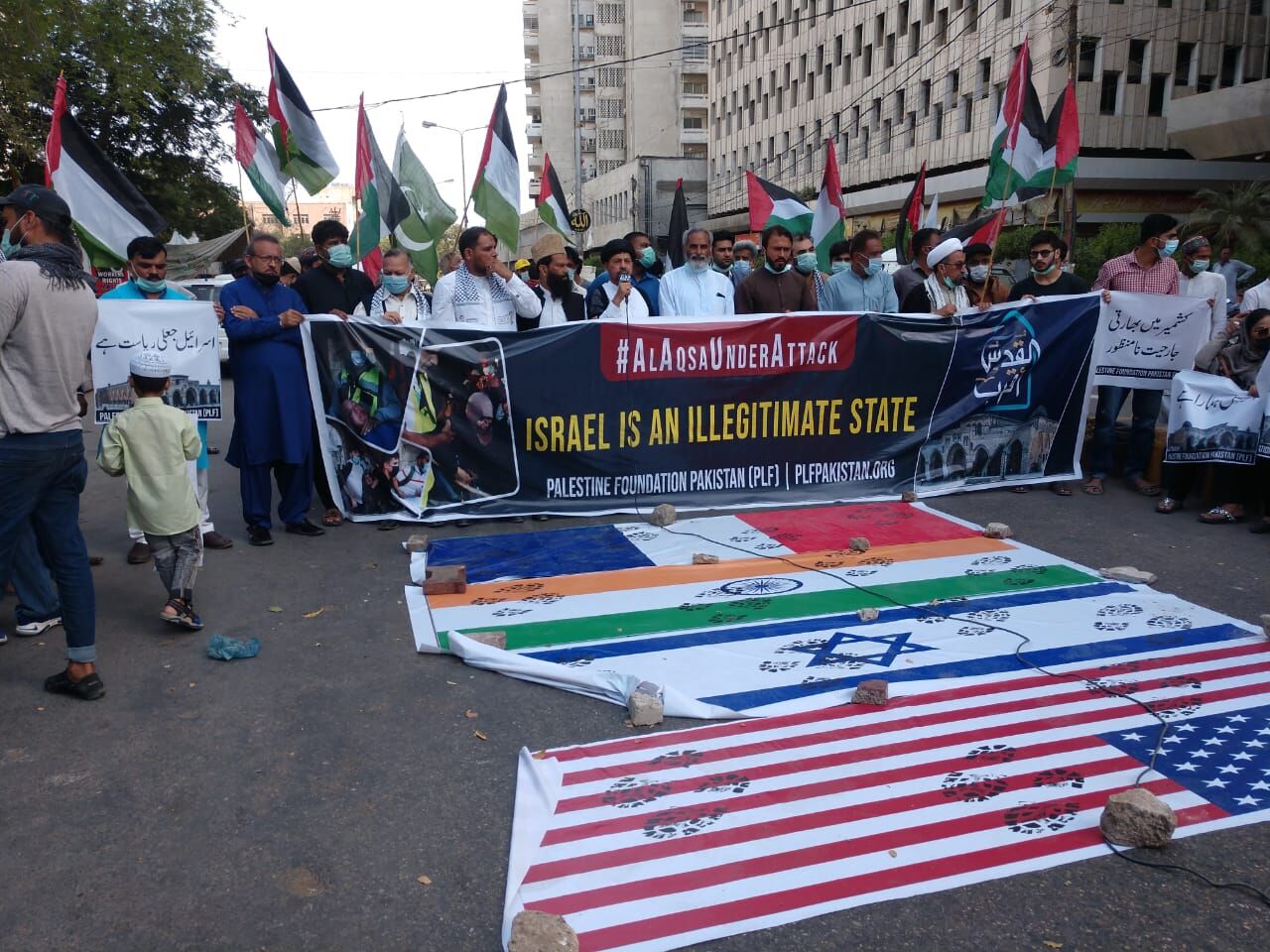 Anti-Zionist protest held in Pakistan, atrocities on Palestinians condemned
