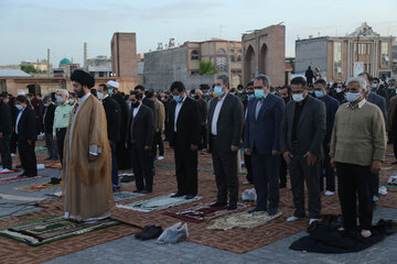 نماز عید سعید فطر در محل شهید گاه شیخ صفی الدین اردبیلی