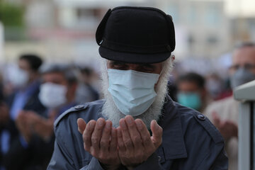 نماز عید سعید فطر در محل شهید گاه شیخ صفی الدین اردبیلی