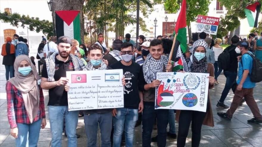 فریاد همبستگی با ملت فلسطین در خیابان‌های ونزوئلا