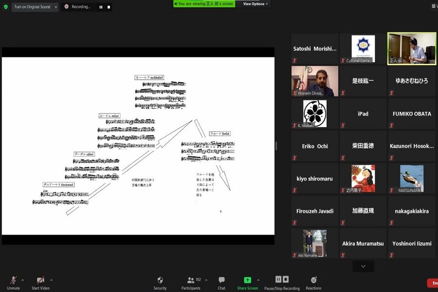 وبینار "موسیقی ایرانی به روایت هنرمند ژاپنی" برگزار شد