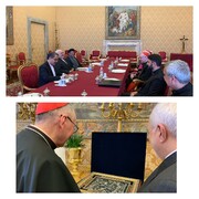 ظریف يجري محادثات مع مسؤولي الفاتيكان حول العلاقات الثنائية واوضاع المنطقة