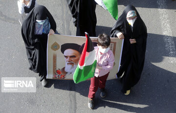 Les Iraniens descendent dans la rue pour soutenir la cause palestinienne