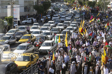 Les Iraniens descendent dans la rue pour soutenir la cause palestinienne