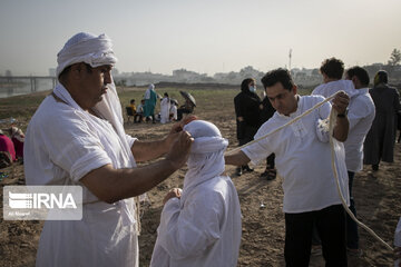 Baptism ceremony in Karoun River; Southwest Iran