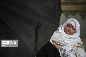 Baptism ceremony in Karoun River; Southwest Iran