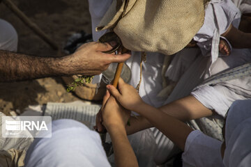 Baptism ceremony in Karoun River; Southwest Iran