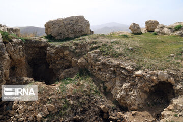 Kazem Dashi; huge rocky structure in middle of Iran's Urmia Lake