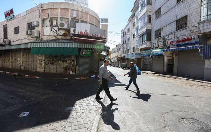 گزارش تصویری از اعتصاب عمومی در غزه و کرانه باختری 