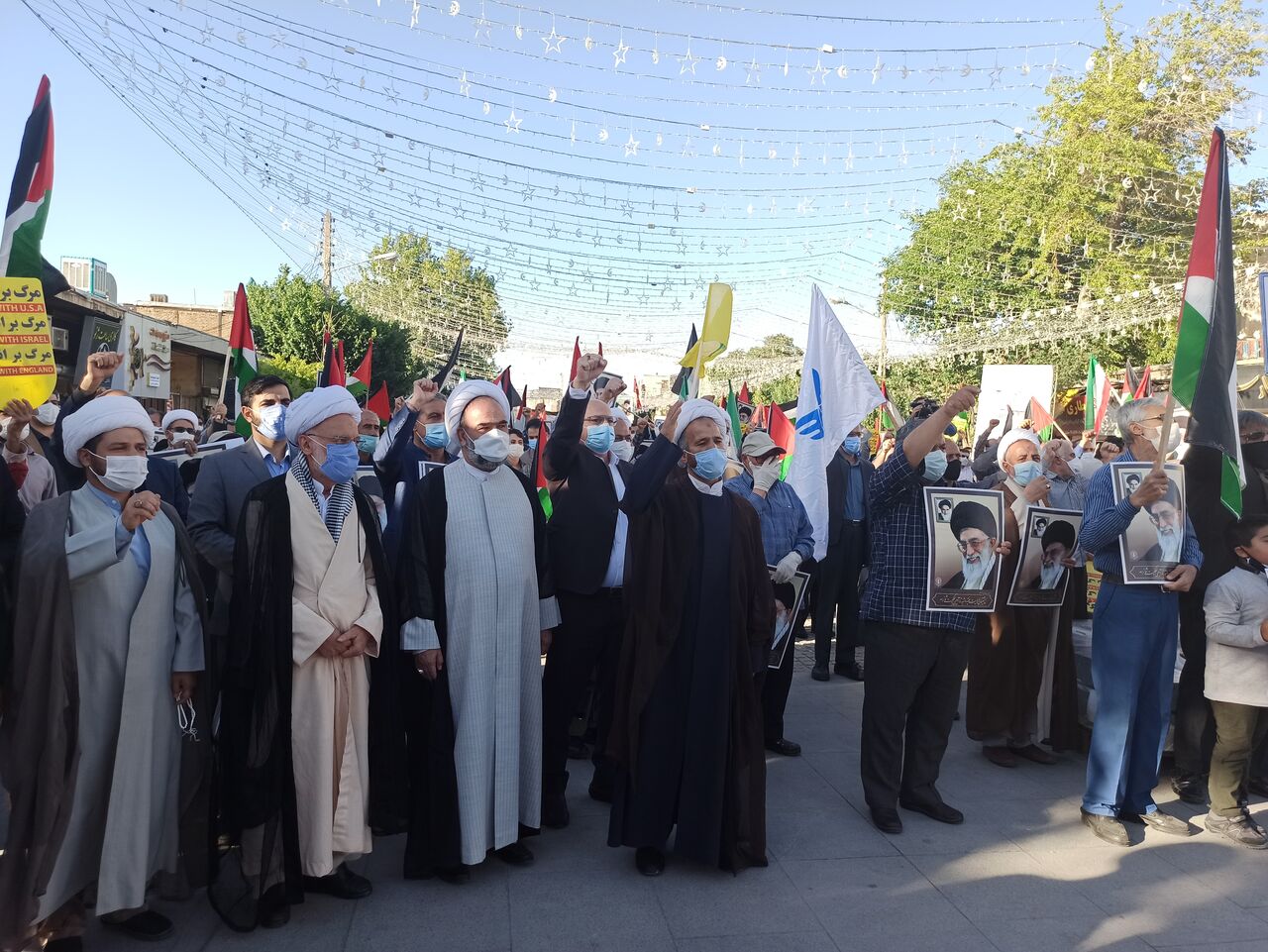 شهروندان اراک اقدامات جنایتکارانه اسرائیل را محکوم کردند