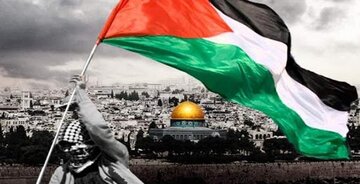 مردم قم در حمایت از فلسطین تجمع می‌کنند