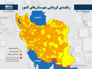 رنگ‌بندی جدید شهرستان‌های ایلام اعلام شد