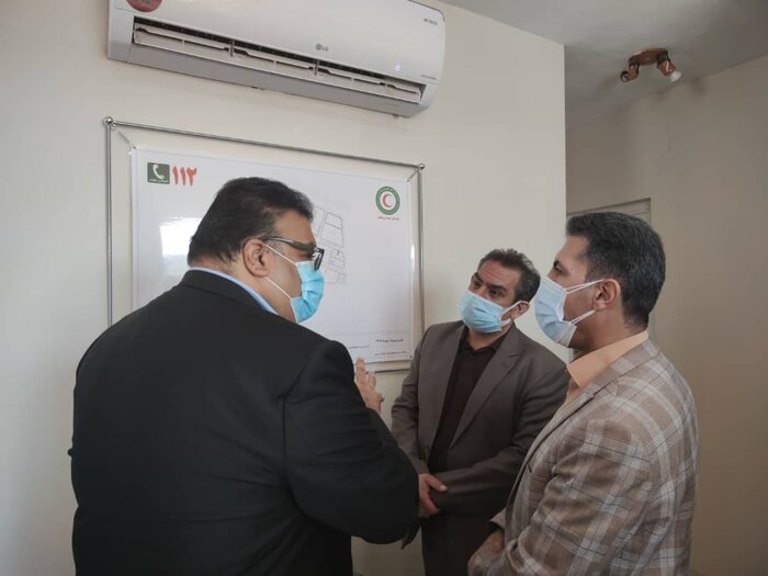 نماینده فدراسیون صلیب سرخ از مرکز امداد و نجات قزوین بازدید کرد