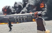 آتش‌سوزی در گمرک مرزی ابونصر فراهی افغانستان مهار شد