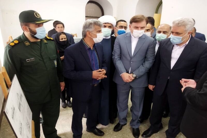 مرمت کاخ سردار امجد تالش با حضور وزیر میراث فرهنگی آغاز شد