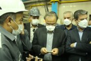بازدید وزیر صنعت معدن و تجارت از کارخانه طلای زرشوران تکاب