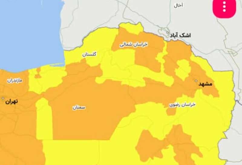مشهد و ۸ شهر دیگر خراسان رضوی همچنان در وضعیت نارنجی کرونا هستند