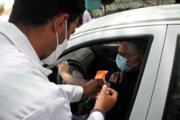 ایستگاه خودرویی واکسیناسیون کرونا در مهاباد راه‌اندازی شد
