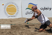 Beach tennis competitions begin in northern Iran