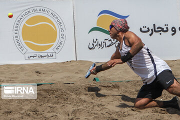 Beach tennis competitions begins in northern Iran