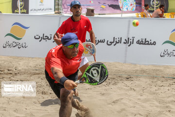 Beach tennis competitions begins in northern Iran