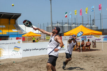 Beach tennis competitions begins in northern Iran