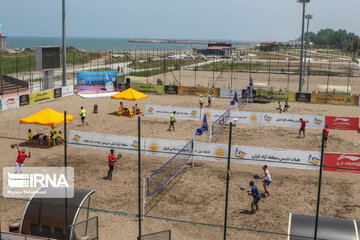 Beach tennis competitions begins in northern Iran