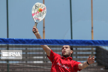 Beach tennis competitions begins in northern Iran