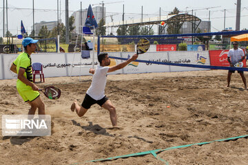 Beach tennis competitions begins in northern Iran