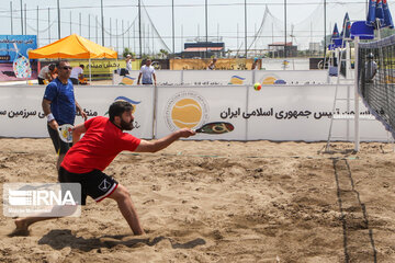 Beach tennis competitions begins in northern Iran