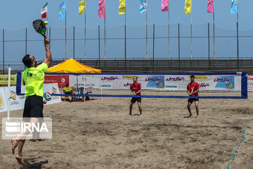 Beach tennis competitions begins in northern Iran