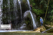 Breathtaking scenery of Tirkan 7 Waterfall in N Iran