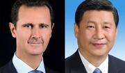 رییس جمهوری چین انتخاب اسد به ریاست جمهوری سوریه را تبریک گفت