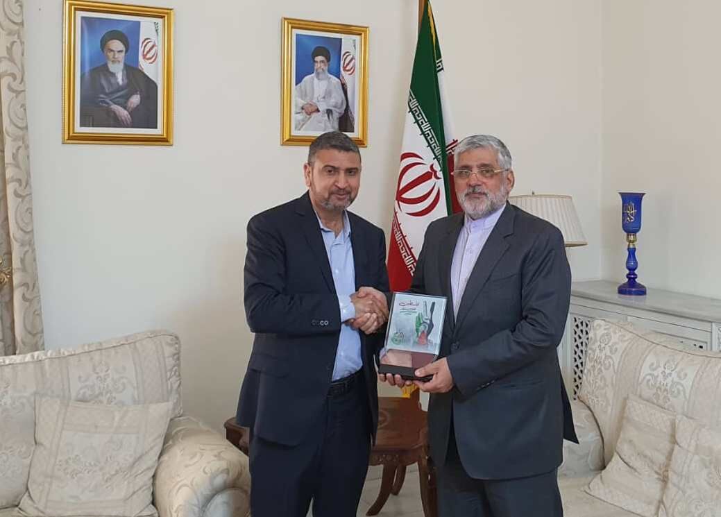 سخنگوی رسمی حماس با سفیر ایران در تونس دیدار کرد