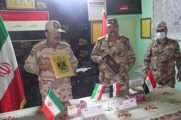 فرماندهان مرزبانی سومار و خانقین عراق با یکدیگر دیدار کردند